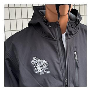 BL29-6701：BALANCE PRAING HANDS SOFT SHELL HOOD JACKET (耐風・耐水ソフトシェル)