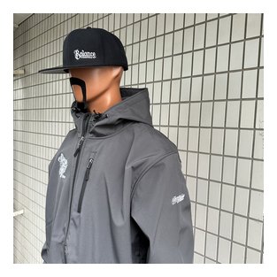 BL29-6701：BALANCE PRAING HANDS SOFT SHELL HOOD JACKET (耐風・耐水ソフトシェル)