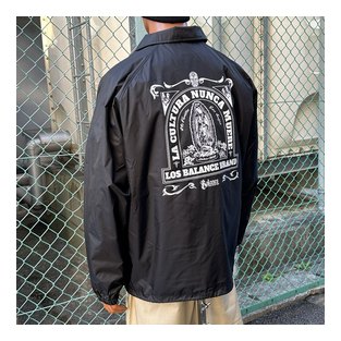 BL29-6702：BALANCE L.A CULTURA 黒ボア COACH JACKET (ボディ部裏地ボア付き)