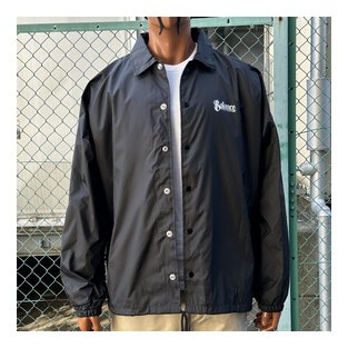 BL29-6702：BALANCE L.A CULTURA 黒ボア COACH JACKET (ボディ部裏地ボア付き)