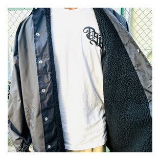 BL29-6702：BALANCE L.A CULTURA 黒ボア COACH JACKET (ボディ部裏地ボア付き)