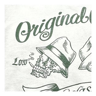 OG621：OG CLASSIX DOUBLE SKULL 5.6oz L/S TEE