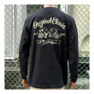 OG621：OG CLASSIX DOUBLE SKULL 5.6oz L/S TEE