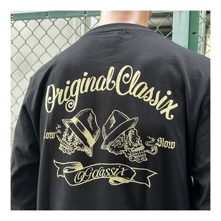 OG621：OG CLASSIX DOUBLE SKULL 5.6oz L/S TEE