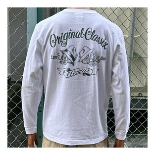 OG621：OG CLASSIX DOUBLE SKULL 5.6oz L/S TEE